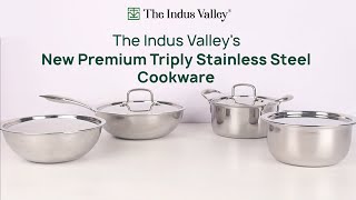 Ever wondered what's special about Tri-ply Stainless Steel Cookware?  #theindusvalley #stainlesssteel 