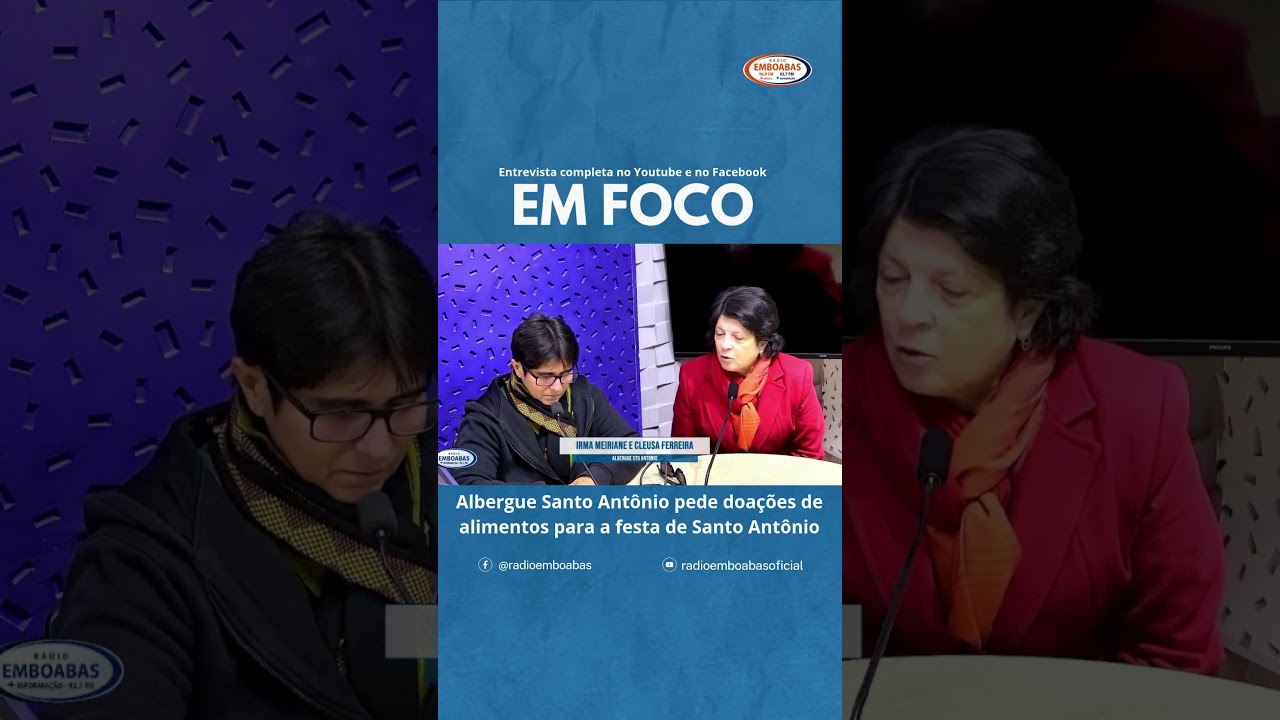Albergue Santo Antônio pede doações de alimentos para a festa de Santo Antônio