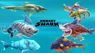 ALL SPECIAL SHARKS IN HUNGRY SHARK EVOLUTION