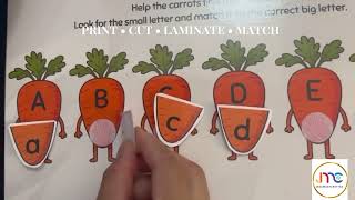 My Toddler Can Match Lowercase Letters Alphabet Matching Activity