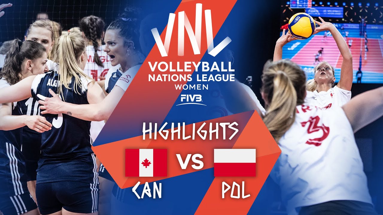 CAN vs. POL - Highlights Week 3 | Women's VNL 2021