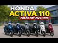 2026 Honda Activa 110 All Color Options 🔥 Blue, Black, White, Red & Gray | AUTOBICS