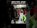SWEET BABY JESUS! WHY WOULD YOU DO THAT? #shorts #wwe #prowrestling