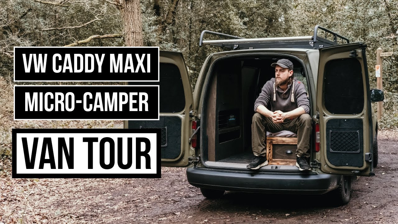 Micro Camper Van Tour: VW Caddy Maxi Conversion Revealed! - YouTube