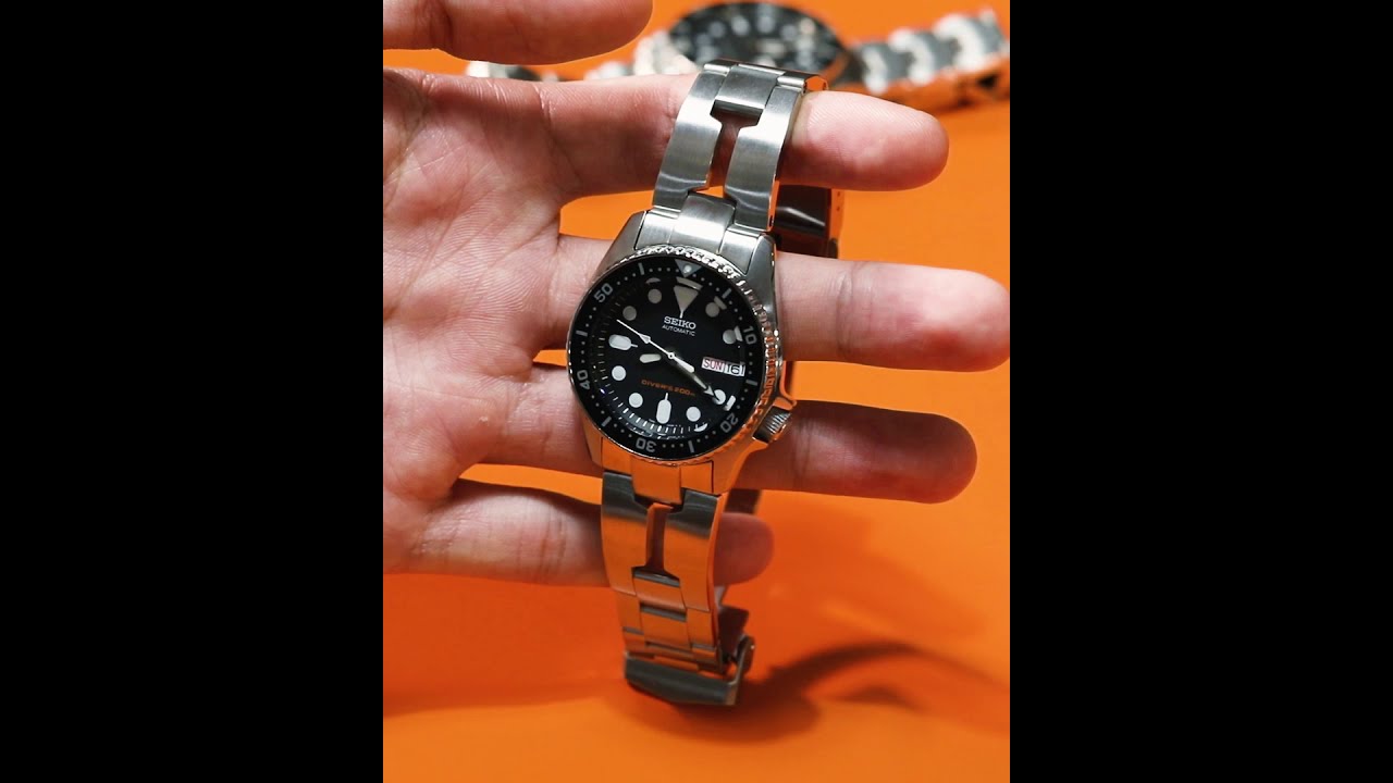 20mm Retro Razor 316L Stainless Steel Watch Bands for Seiko SKX013