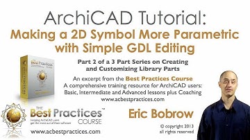 ArchiCAD Tutorial | Make 2D Symbols Parametric - Simple GDL Editing (part 2 of 3)