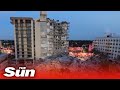 Miami Beach condo building collapse – Surfside Florida rescue teams search rubble for casualties