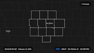 NOAA Weather Radio · WXL57 Des Moines, Iowa · Broadcast Cycle · 02/14/25