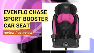 Review of the Evenflo Chase Sport Harnessed Booster Car Seat