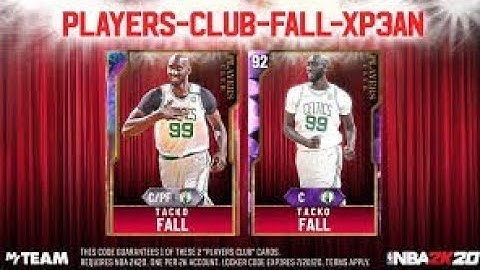 NEW GALAXY OPAL TACKO FALL LOCKER CODE IN NBA 2K20 MYTEAM!