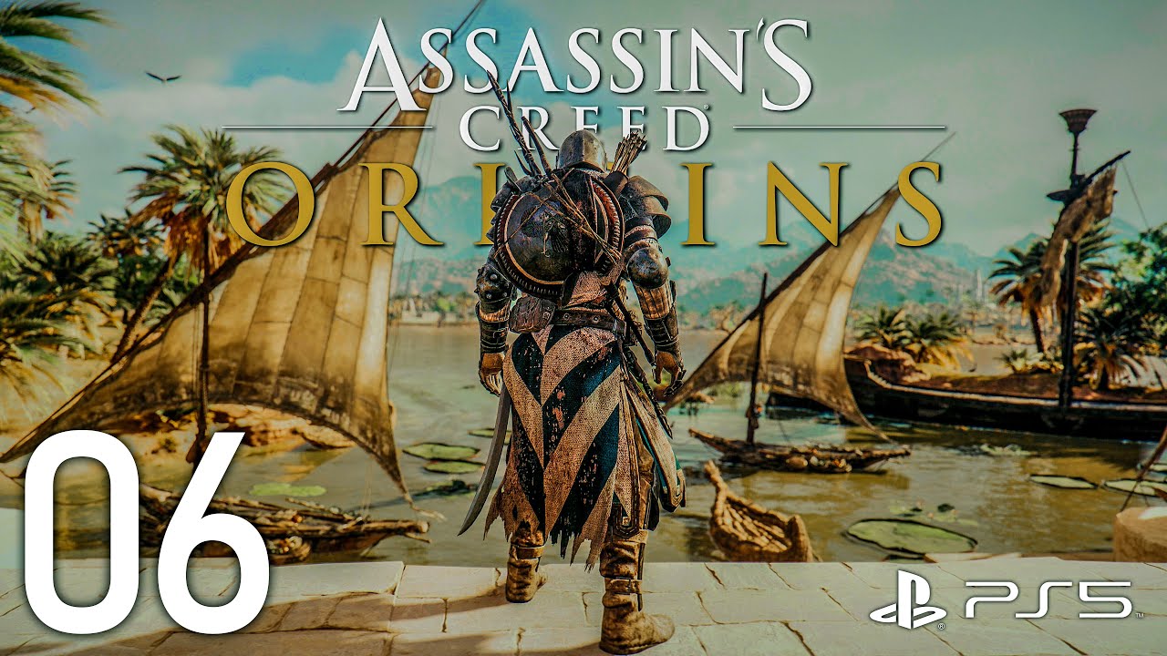 ASSASSIN'S CREED ORIGINS - Part 6 Walkthrough Gameplay - PS5 4K 60FPS