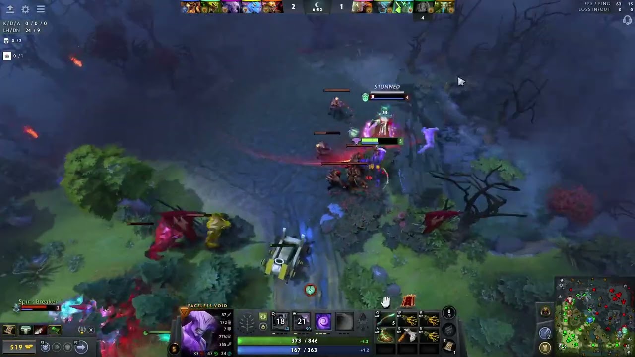 SushiDota 寿司刀塔 7.39e 1882 Ranked Faceless Void CHRONOSPHERE 虚空假面 时间结界 001 Safe lane MMR 5050