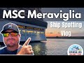 MSC Meraviglia Comes In &amp; Out of Port Canaveral in Same Day! Cruise Ship Spotting Vlog