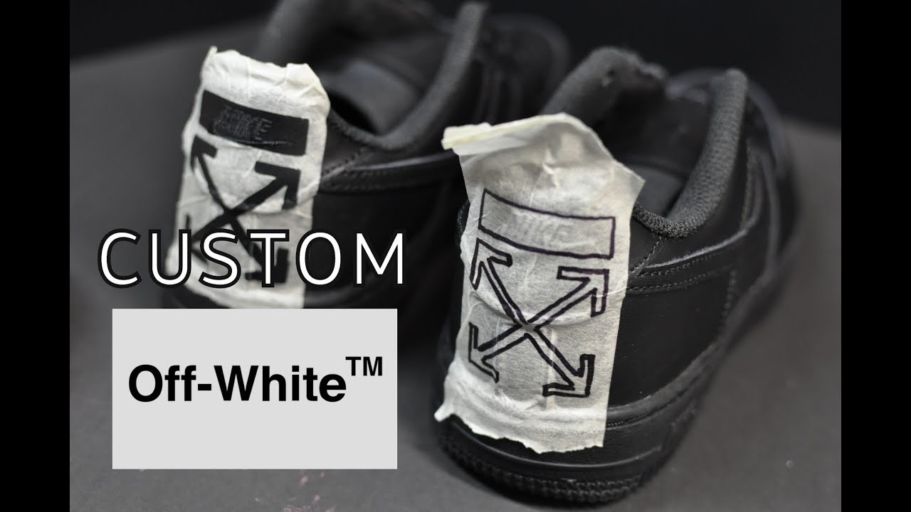 Holla Customz on X: Custom painted OFF - WHITE Air Force 1's