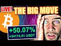 Bitcoin live  this is massive im long  up 20k in profits