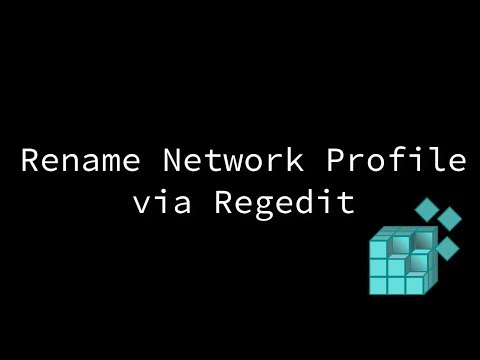 Rename Network Profile