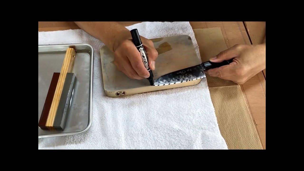 How to use Takeda Handheld whetstone YouTube