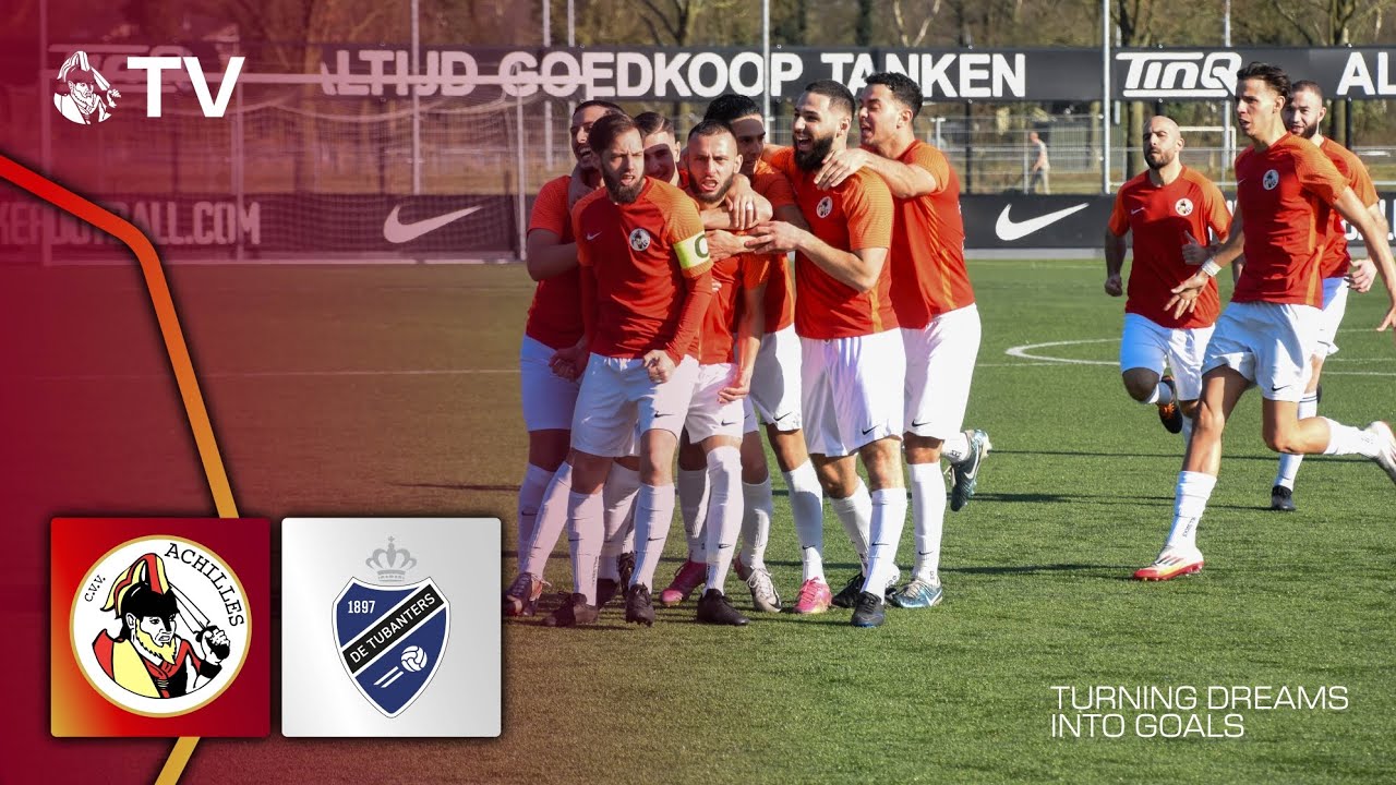 𝗔𝗰𝗵𝗶𝗹𝗹𝗲𝘀 𝟭 aan kop na zege op De Tubanters!