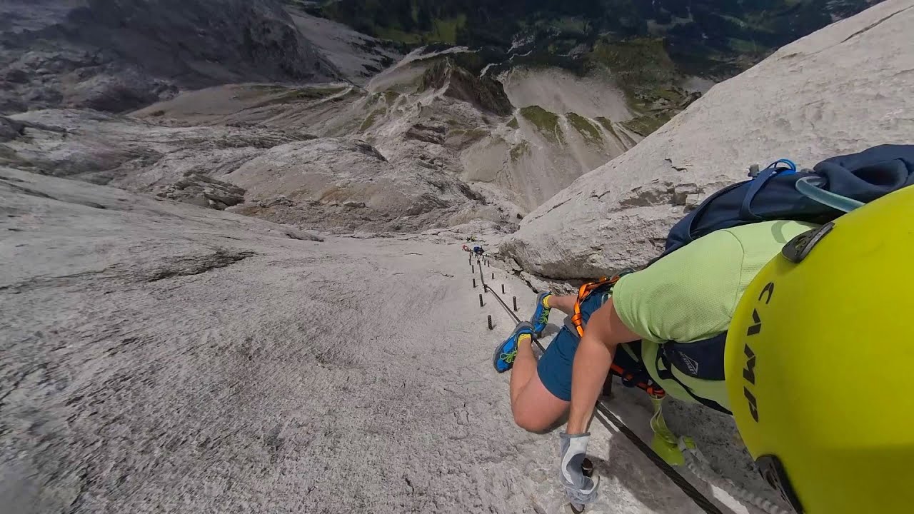 🇦🇹 Climbing via ferrata Anna & Johann 🧗‍♂ Ramsau am Dachstein | glacier | 4k HyperSmooth