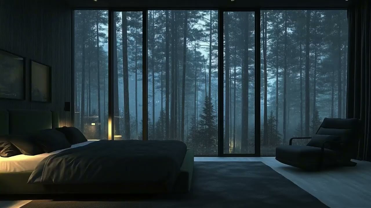 Piano and Rain Sounds ASMR Music for Relaxation, Sleep Aid, Stress Relief, Meditation, Insomnia