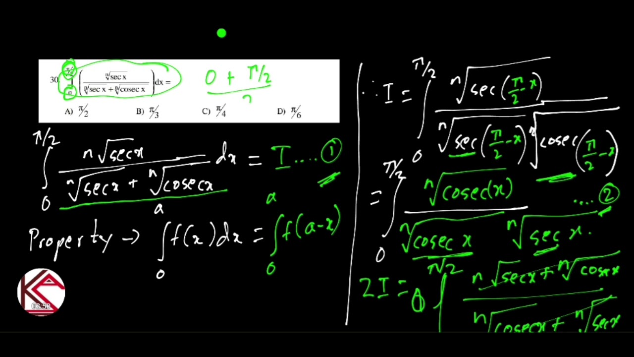 MHT CET MATHS FULLY SOLVED QUESTION PAPER 2016 (Part 2) - YouTube