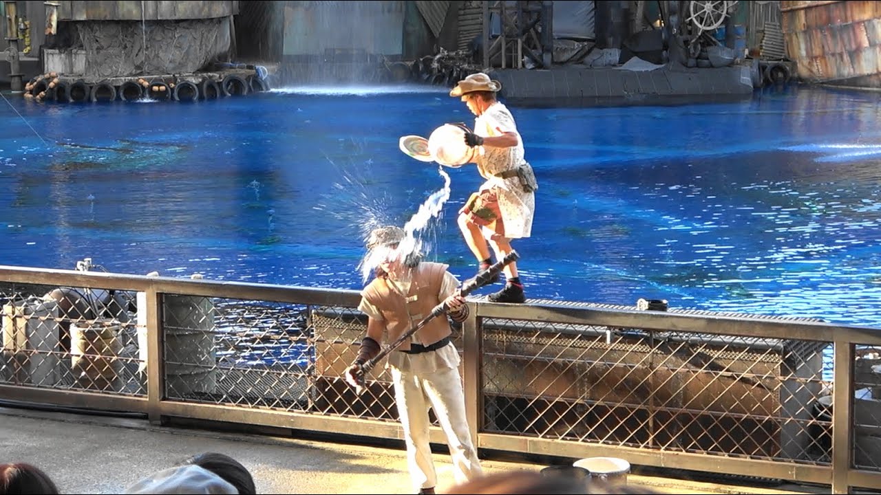 がっつりかかった！！【USJ ウォーターワールド】Universal Studios Japan WATER WORLD