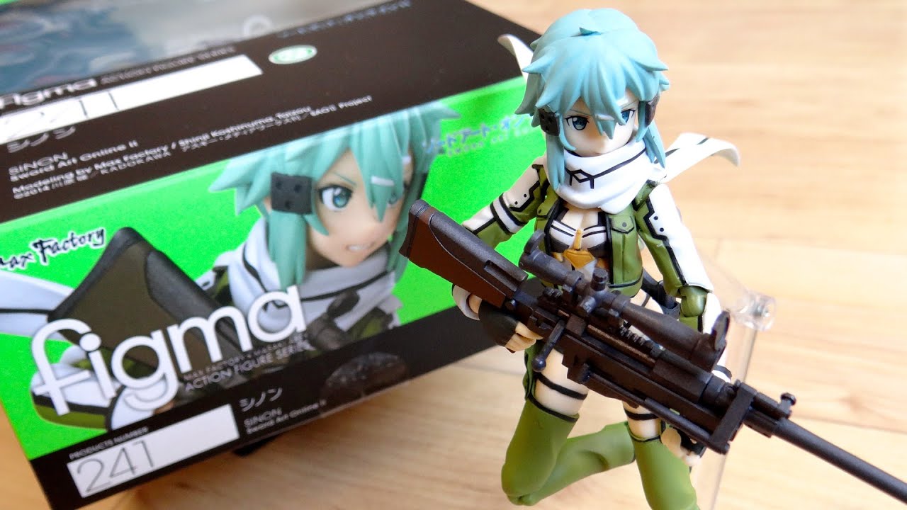 敗北を告げる弾丸の味 Figma シノン レビュー ヘカート 拳銃付属 スナイパーポーズも可能 Sao ソードアートオンライン Youtube