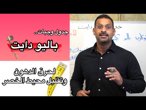 جدول وجبات رجيم الباليو | ايش تأكل بالضبط