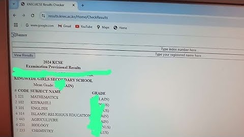 How to check KCSE results through the KNEC portal #result #kcse2024
