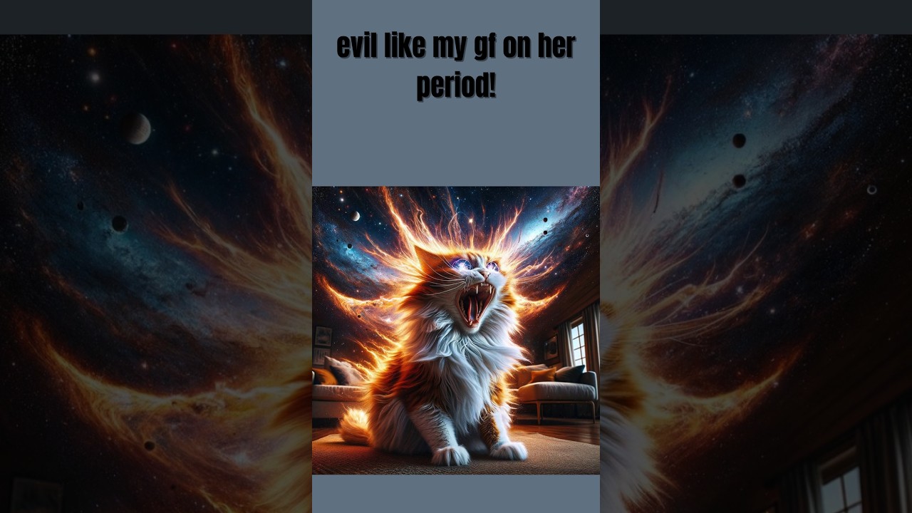 cute cat to extreme anger 