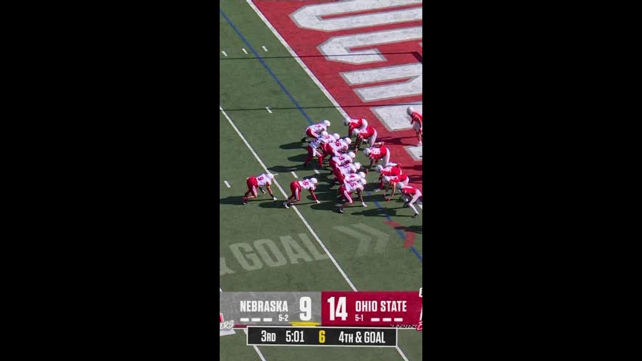 Ohio State Stuffs Nebraska on 4th & Goal | Ohio State Football