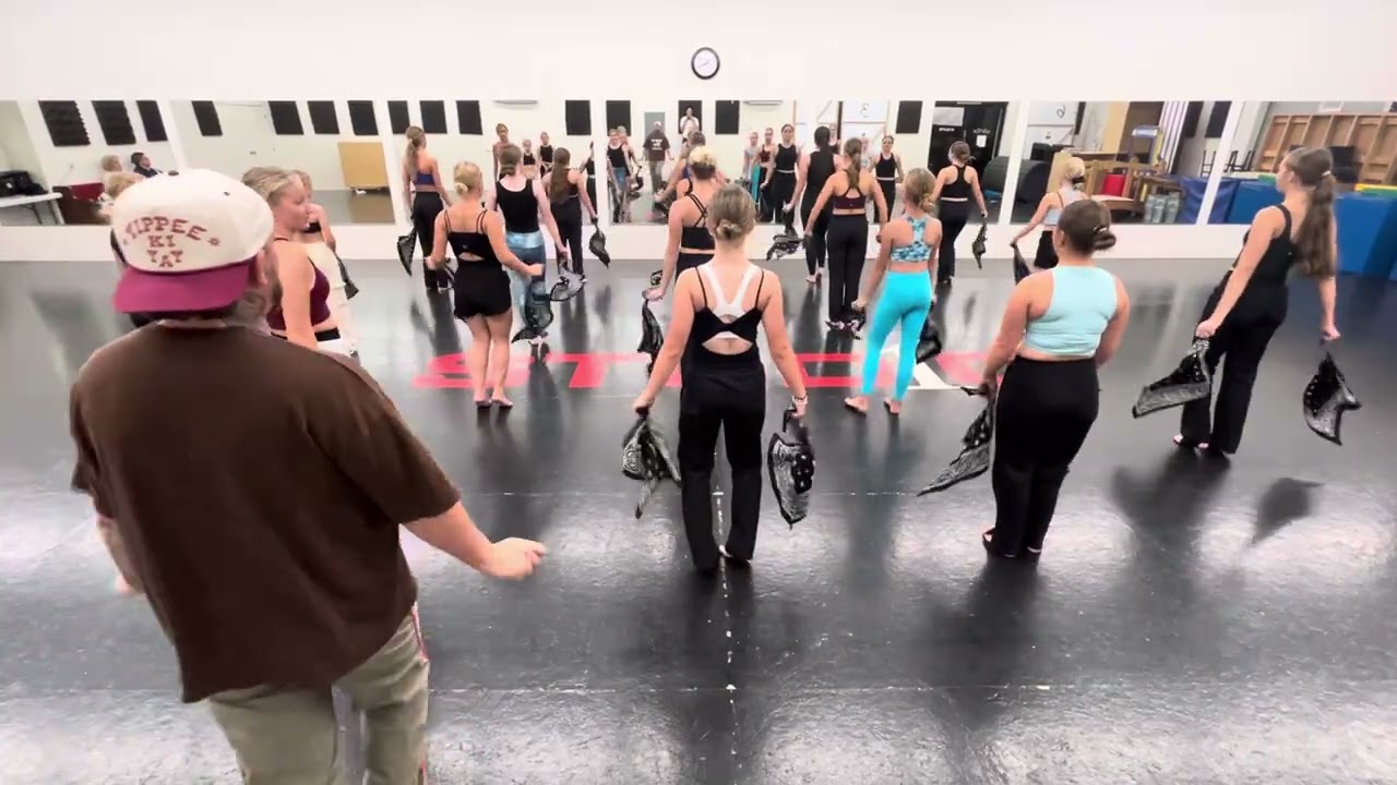 New company line choreo with counts