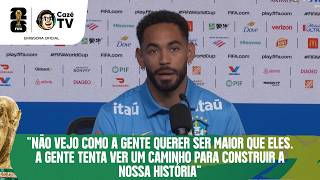 MATHEUS CUNHA FALA DE COMPARAÇÃO COM ÍDOLOS E BRASIL X NORUEGA | COLETIVA DA SELEÇÃO BRASILEIRA