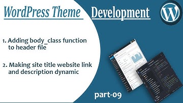 How to Make Title Link and Description Dynamic | WordPress Theme Development #09
