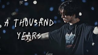 jungkook — a thousand years (fmv) ♡