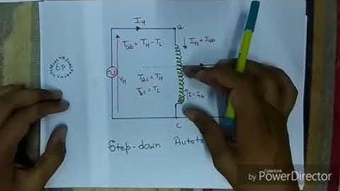 Auto transformer part 2, step up and step down auto transformer