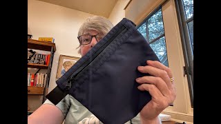 Chat history. YUMQUA Water-Resistant Zipper Pouch with Carabiner Clip, Small Nylon Multipurpose Trav