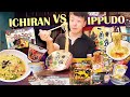 ICHIRAN vs. IPPUDO Instant Noodles! JAPANESE SUPERMARKET Instant Noodle Taste Test