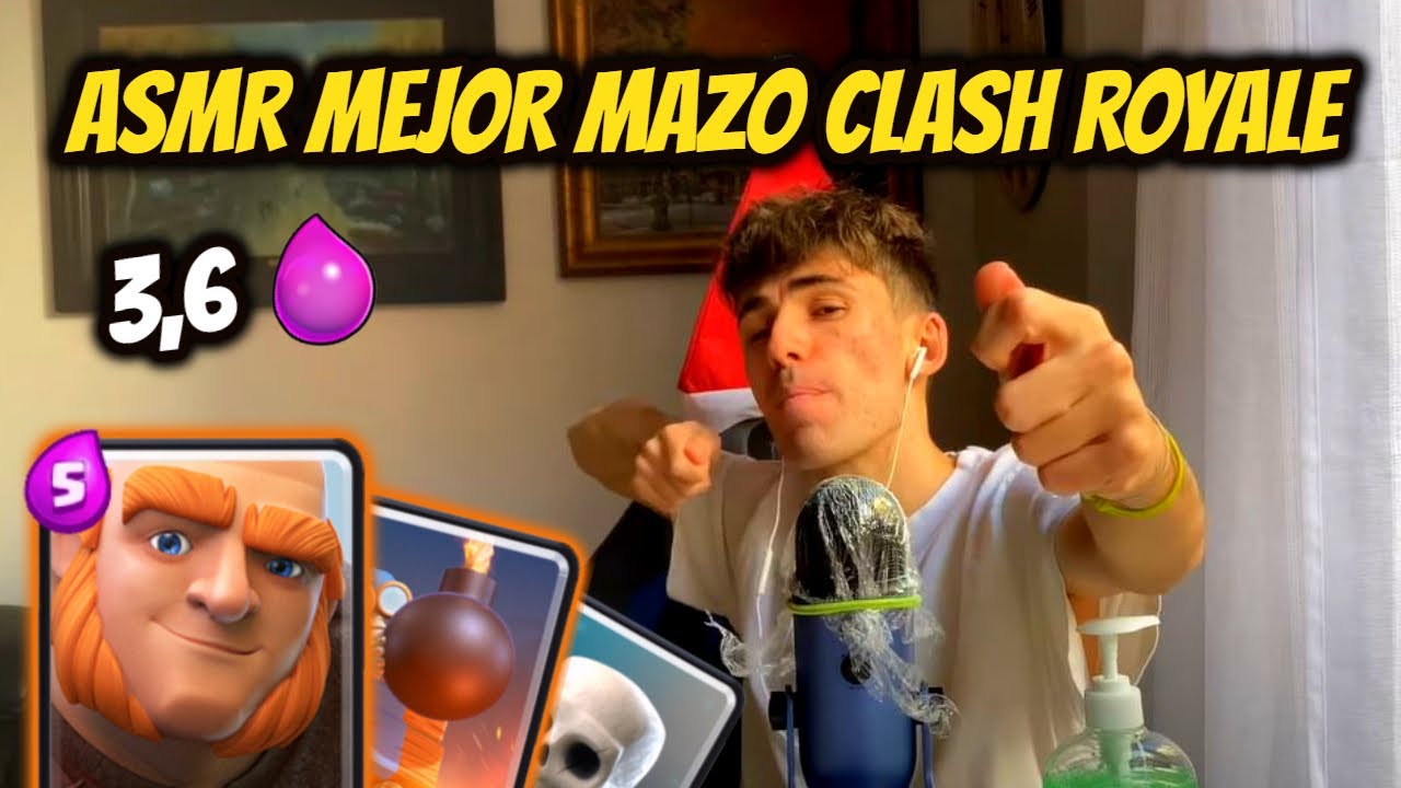 ASMR MEJOR MAZO CLASH ROYALE *Eficaz para subir de copas*