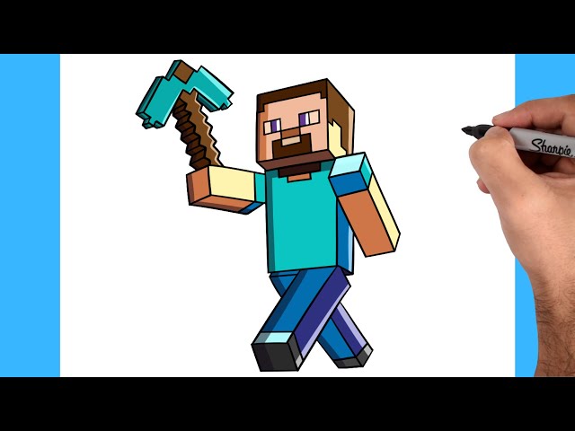 Steve(minecraft) - Desenho de biiladdeiru - Gartic