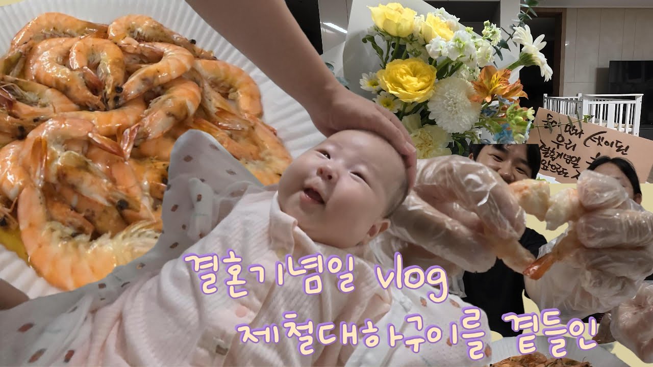 [Vlog] 예원이와 함께하는 두번째 결혼기념일 브이로그 feat.제철대하구이
