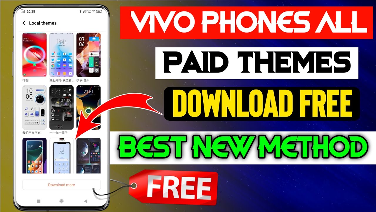 Vivo Ke Theme Stor Se Free Me Theme Kaise Download Karen  2024 | vivo me free theme kaise apply kare