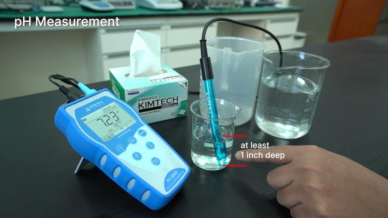 PH8500-HF Portable pH Meter for Solutions containing Hydrofluoric