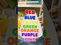 Learn colours with Ducky and Woolly #toddlerlearning #kidscartoon #youtubeshorts #preschoollearning