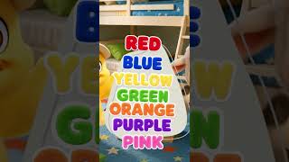 Learn colours with Ducky and Woolly #toddlerlearning #kidscartoon #youtubeshorts #preschoollearning