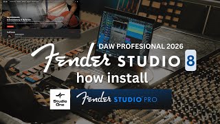 Cara install fender studio pro 8/studio one screenshot 1