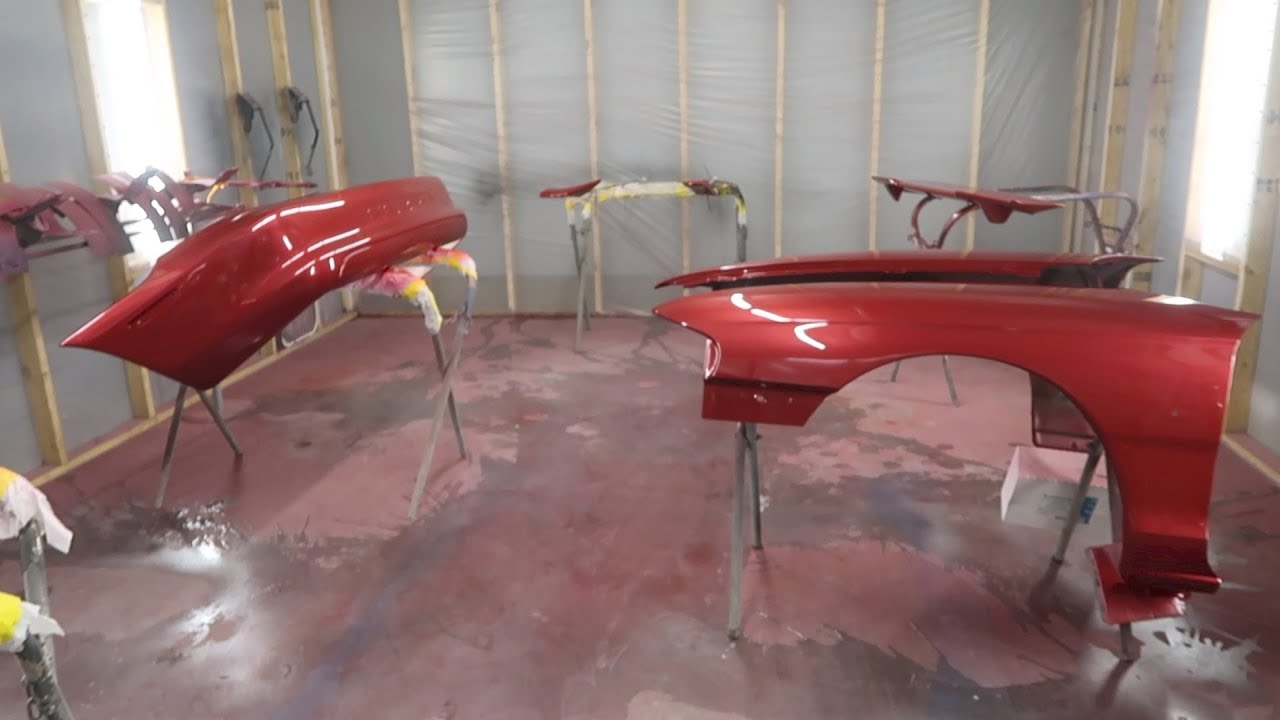 Mustang With New RED FIRE PAINT YouTube