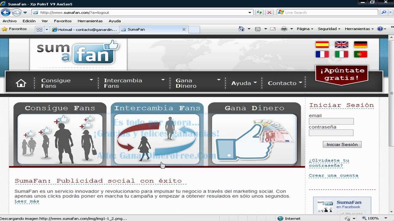 Ganar dinero en facebook Gana por hacerte FAN en facebook YouTube