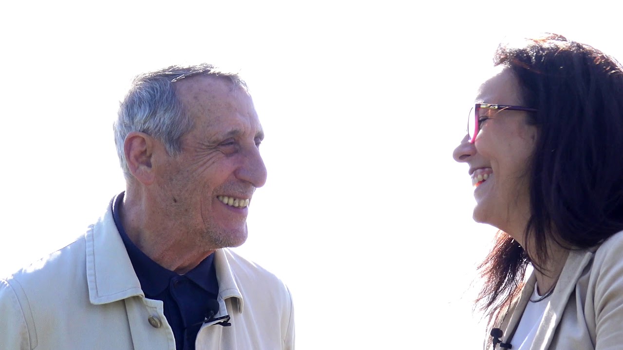 Sandra Fernández Agraso conversa con Celso Bugallo