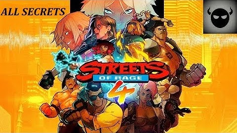 Streets Of Rage 4 - ALL SECRET AREAS (Retro levels) and how to find them
